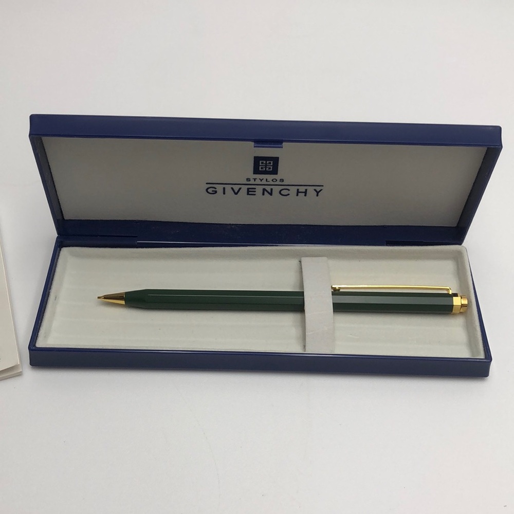 Givenchy Mechanical Pencil and case green